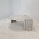 Italian Teardrop Shaped Marble Coffee Table, 1980s