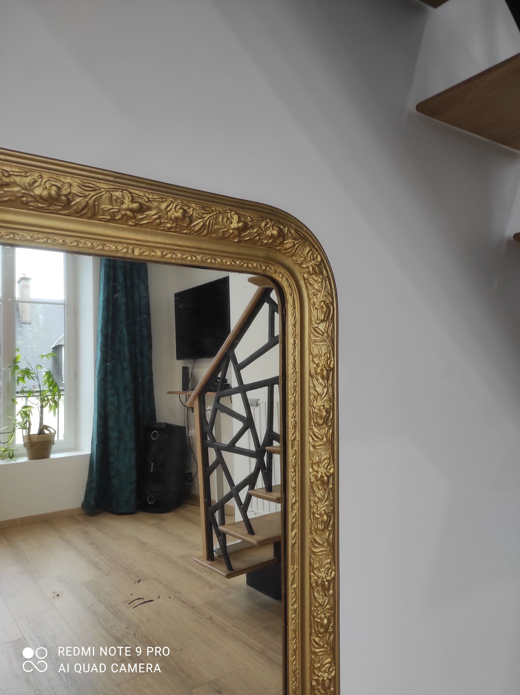 Old mirror Louis Philippe 140/86 cm