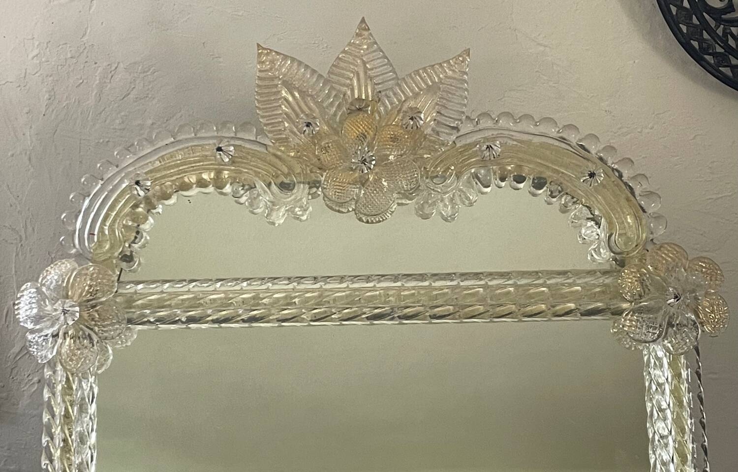 Miroir en verre de Murano