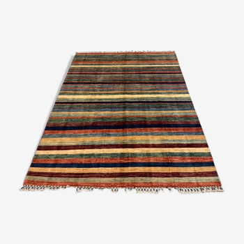 Tapis en laine à rayures 170x232