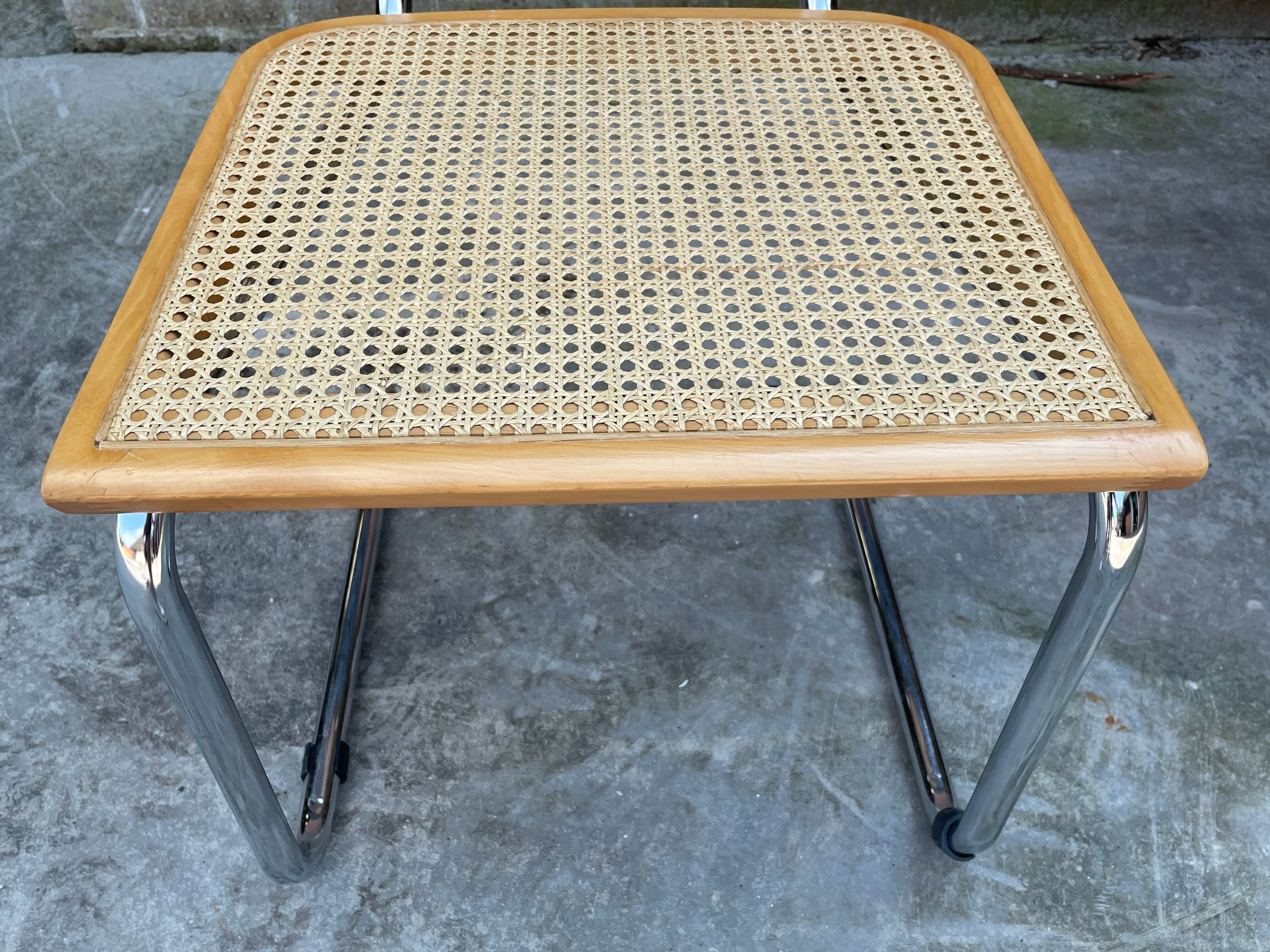 Chair model Cesca by Marcel Breuer with armrests B64