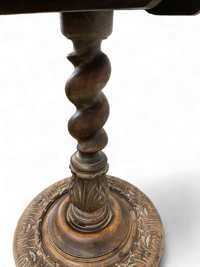 Vintage wooden side table / plant table / table base