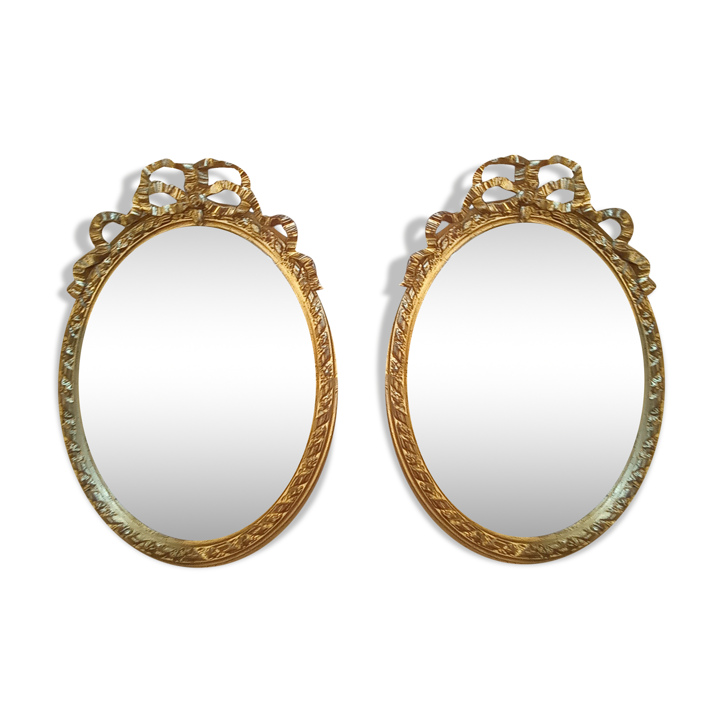 Paire de miroir Louis XVI 50X35cm