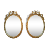Pair of mirror Louis XVI 50X35cm