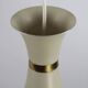 Light Grey Metal Pendant Lamp – Diabolo Shape, Scandinavia, 1960s