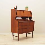 Teak secretary, Danish design, 1970s, production: Denmark