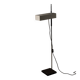 Adjustable perforated shade floor lamp