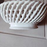 Braided earthenware cup