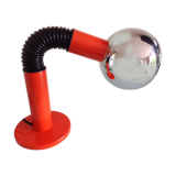 Orange eyeball lamp and chrome globe 60/70