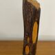Old Candle Holder Michel MOLAC Driftwood Sculpture Vintage #C051