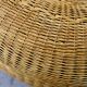 Large wicker basket armchair, Italy, 1970s