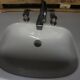 Double pedestal washbasin 70