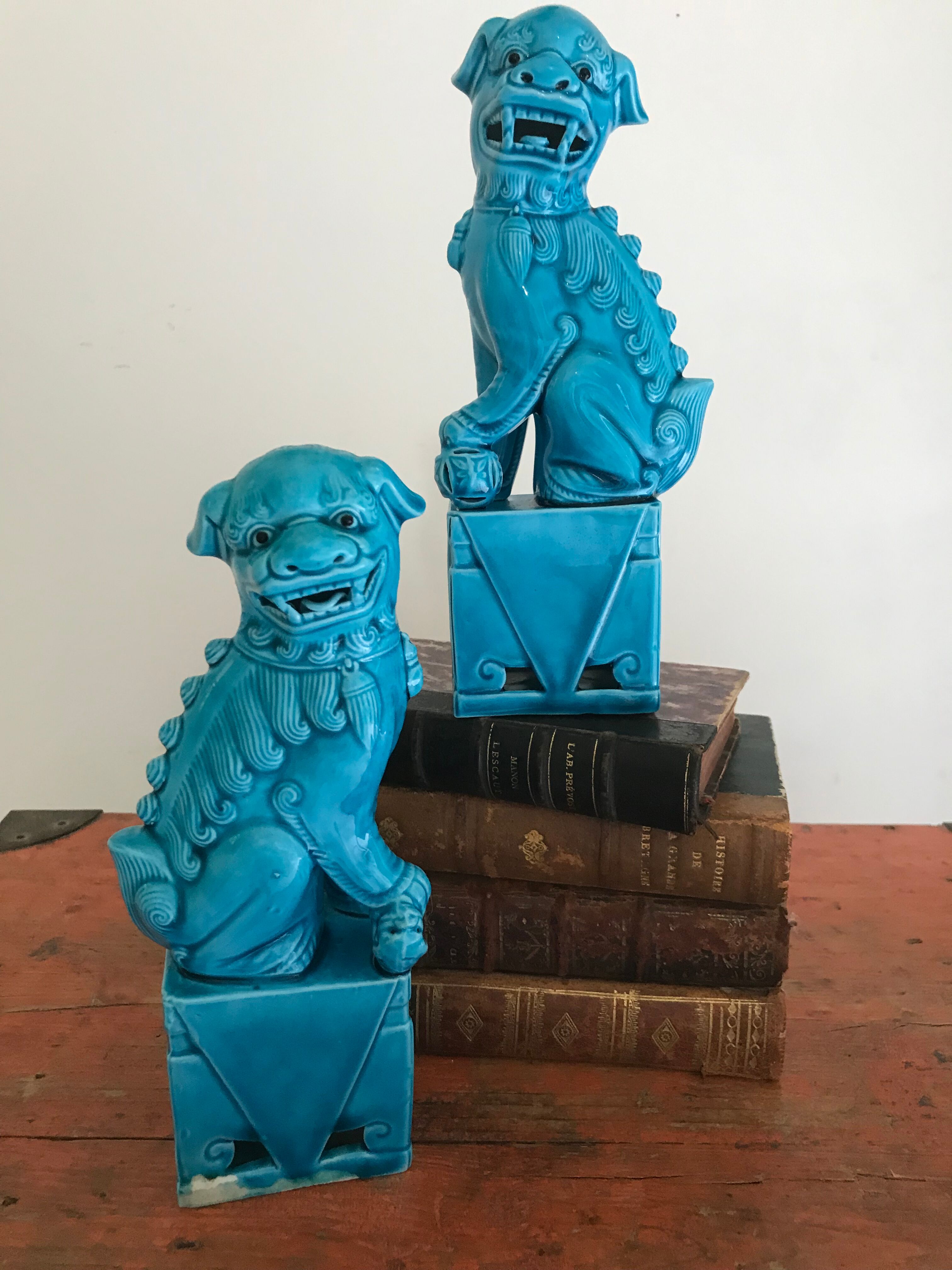 Pair of ancient Fô dogs.