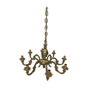 Lustre bronze 8 branches