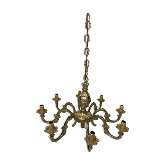 Bronze chandelier 8 branches