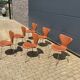 Fritz Hansen series 7 Vlinderstoelen in Cognac leather NIEUW!!