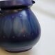 Vintage blue ceramic jug pitcher Porta Celi Spain