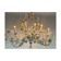 Rezzonico Gondola Chandelier In Multicolored Murano Glass Circa 1900