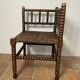 Chaise d’angle perlée