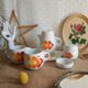 Coffee tea porcelain of retro 70s paris