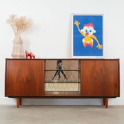 Teak sideboard, Danish design, 1970s, production: Denmark