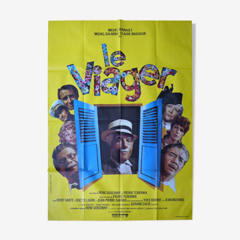 Affiche de cinéma originale "e viager" Serrault Tchernia Goscinny