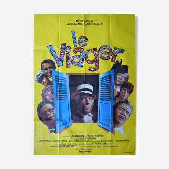 Original cinema poster - LE VIAGER - Serrault, Chernia, Goscinny