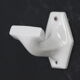 Pair of coat rack hooks in porcelain
