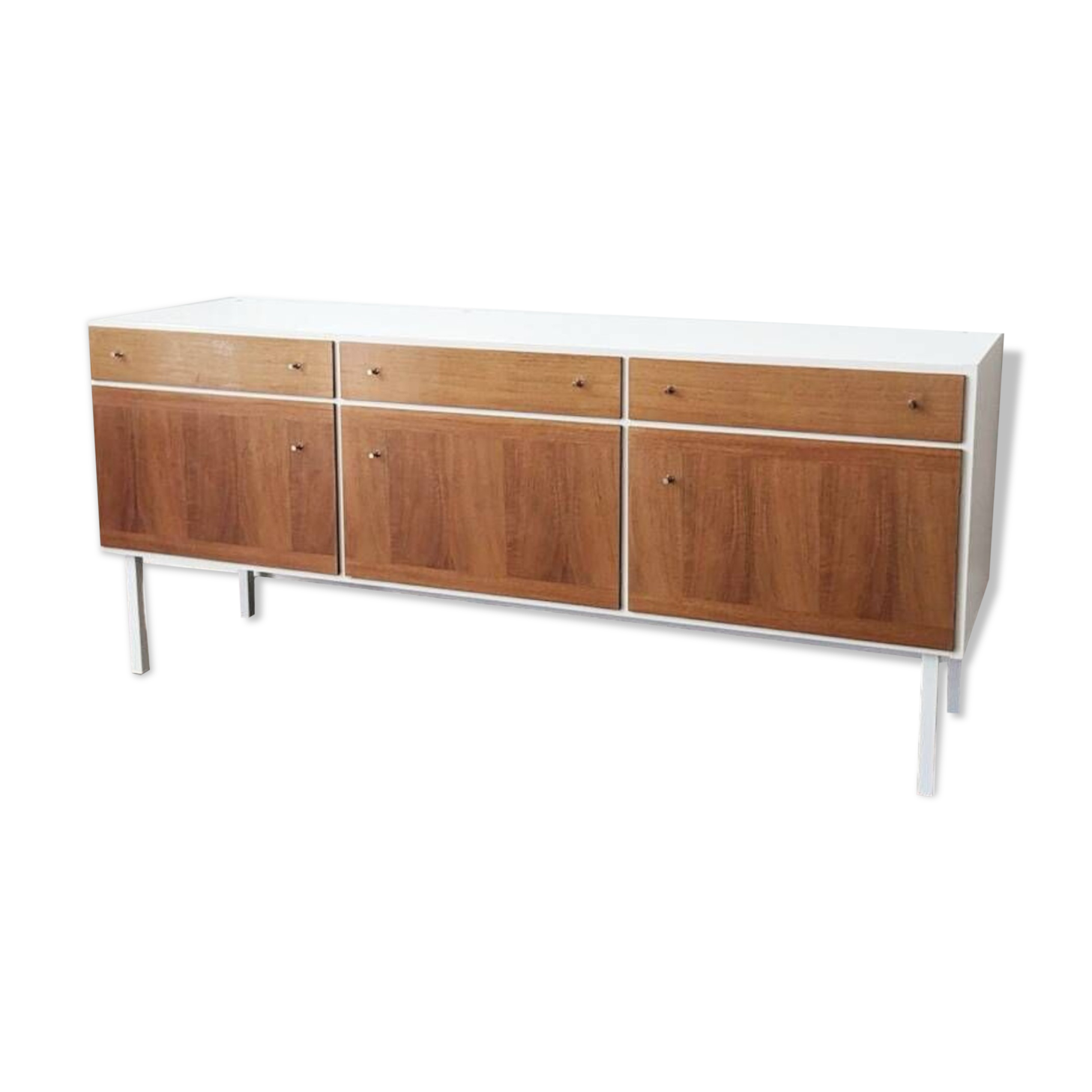 Vintage sideboard with 3 doors and 3 drawers