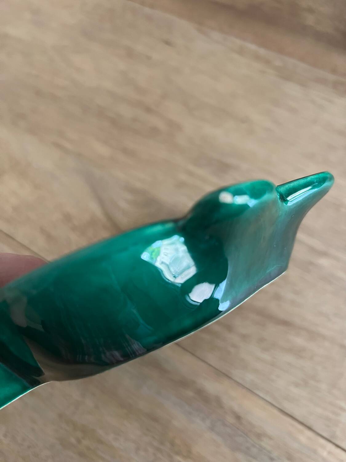 Plat à apéritif vintage en céramique