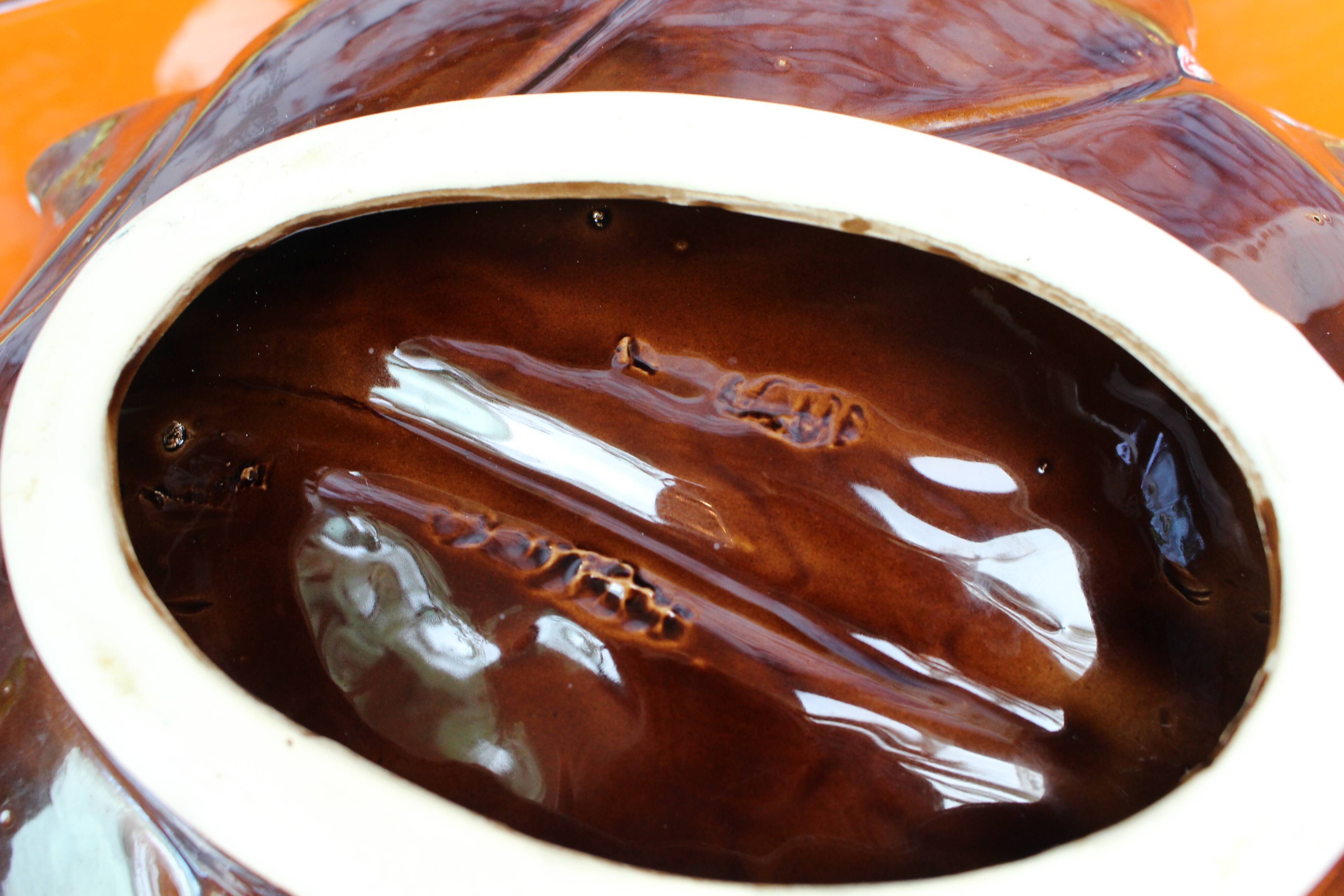 Cut Vallauris Orange 1950s