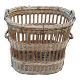 Old and large wicker baker's basket - 1920s-30s