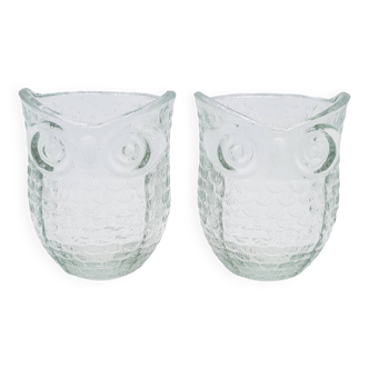 Owl tealight holders