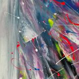 Abstract painting table
