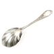 Art Deco sugar spoon, silver-plated brass, Poland, 1930s