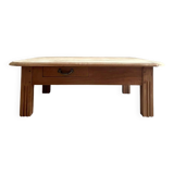 Farmhouse coffee table with 2 drawers