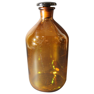 Big Prolabo Bottle from Amber Glass Laboratory
