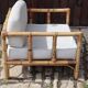 Rattan armchair Italy by Dal Vera 1970