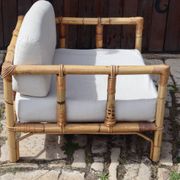 Fauteuil en rotin par Dal Vera, Italie 1970