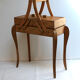 Travailleuse en bois clair 50