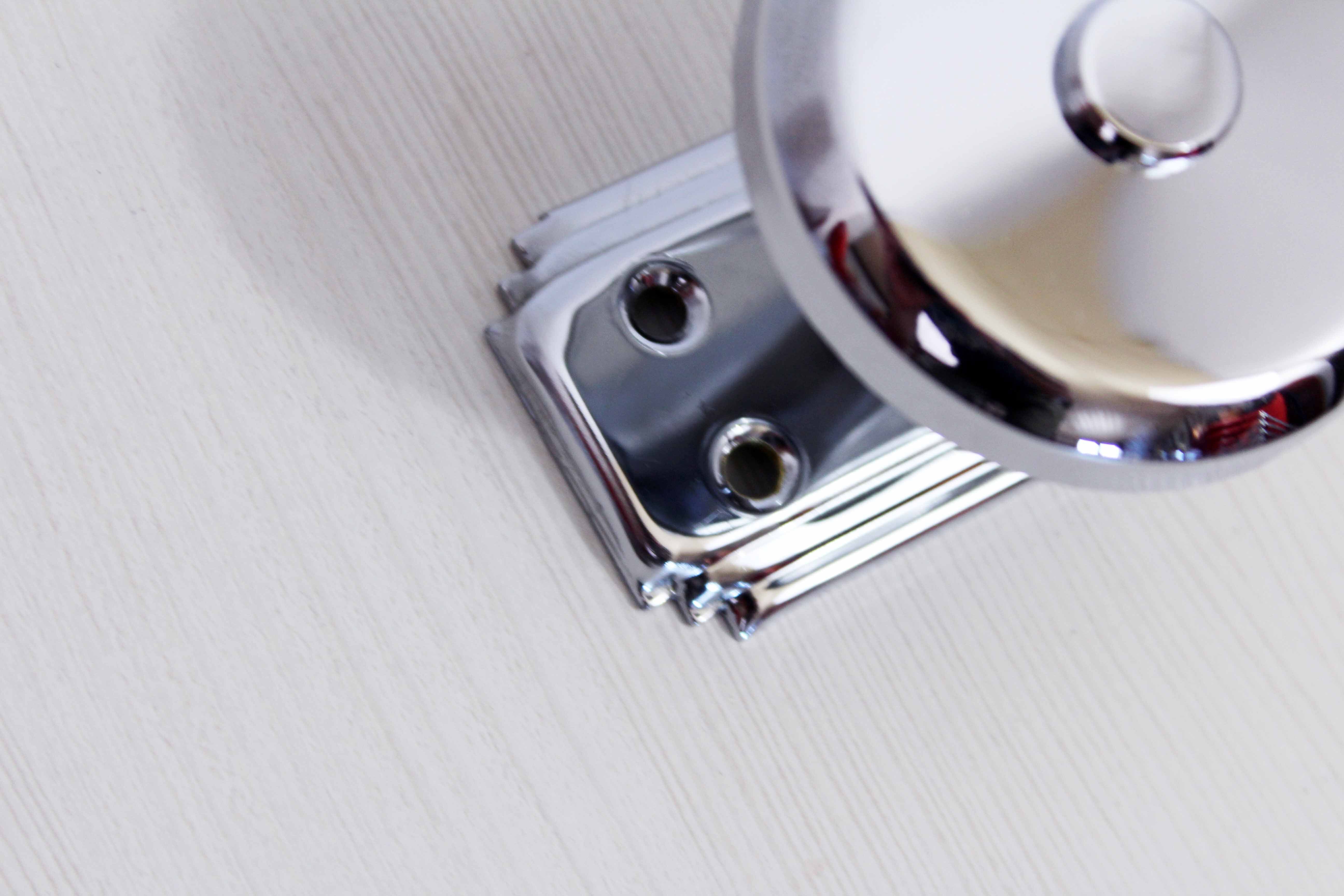 Vintage chrome metal hook