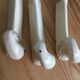 Set of 8 ceramic swan knife holders 50s