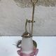 Old brass foot lamp