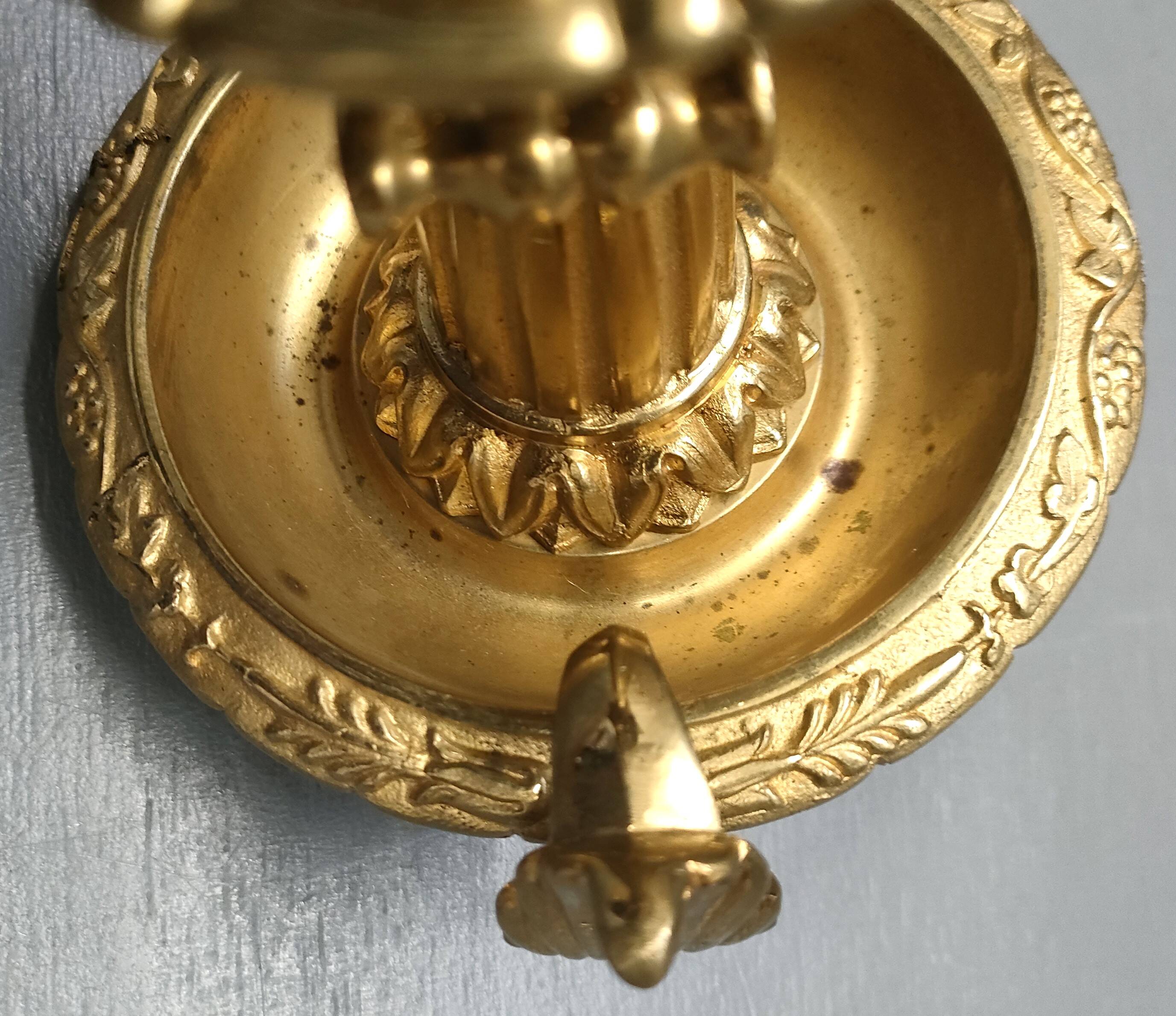 Cave rat lamp with Doric column - Bronze - 1950s - France
