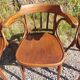 4 Baumann armchairs in bent wood