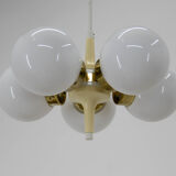 Chandelier Sputnik by Elektroinstala Decin, 1970s