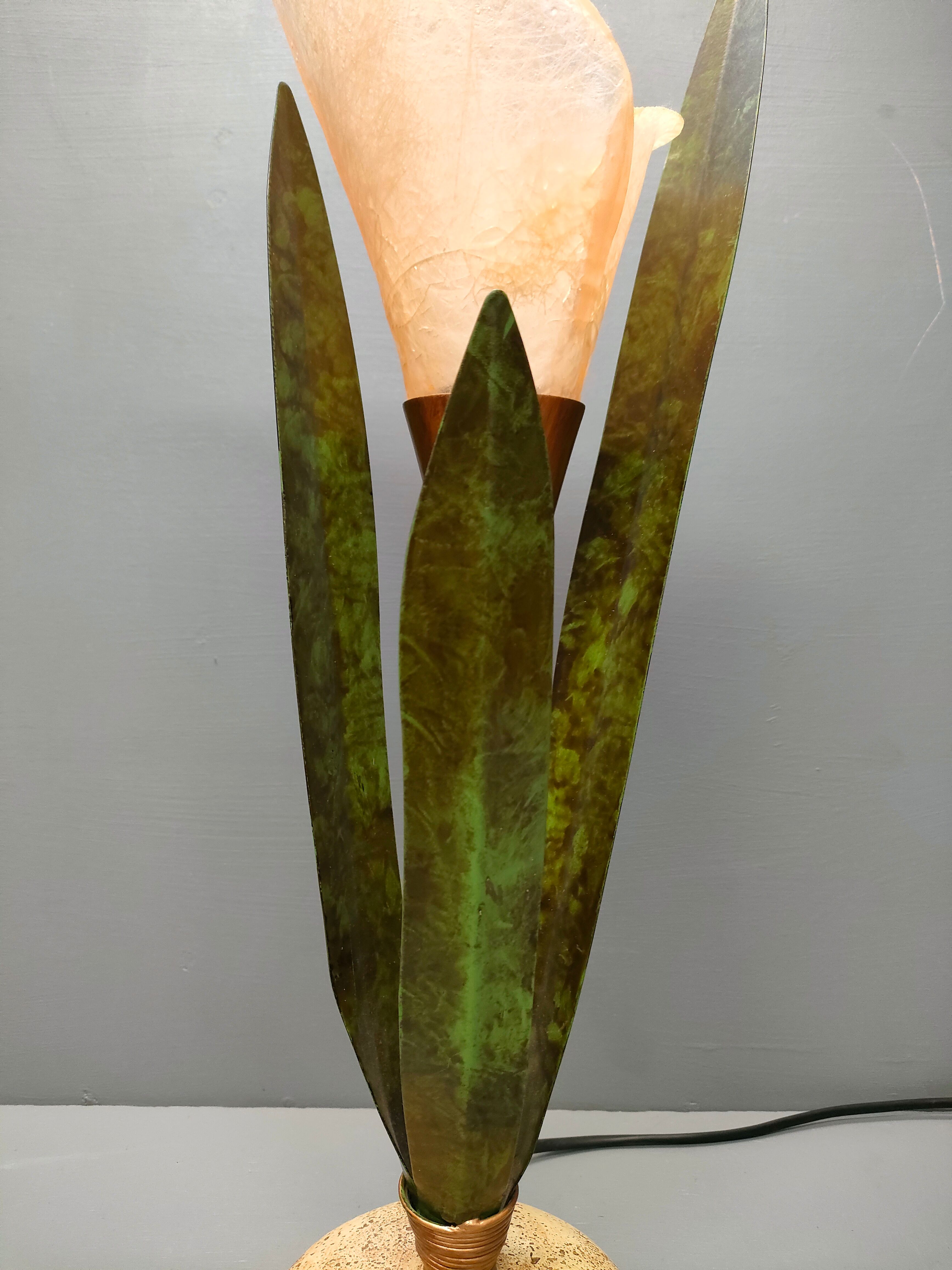 "Arum" table lamp 80's