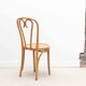 Thonet style heart bistro chair in beech