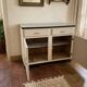 Small Vintage Kitchen Buffet 50s/60s - Retro White and Black