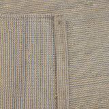 Blue cream wool kilim handwoven modern kilim flat-weave area rug-205x283cm